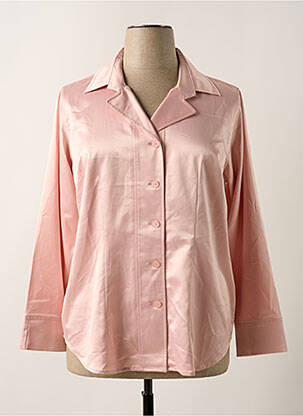 Chemisier coupe droite manches longues rose BUGARRI femme