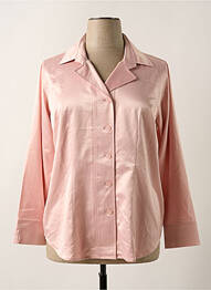 Chemisier coupe droite manches longues rose BUGARRI femme