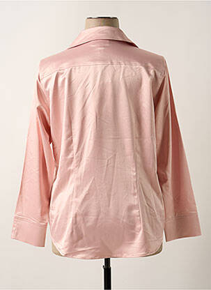 Chemisier coupe droite manches longues rose BUGARRI femme