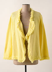 Veste casual jaune VICTORIA pour femme seconde vue