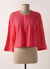 Veste casual rose SIGNATURE pour femme seconde vue