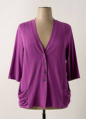 Veste casual violet VERPASS pour femme seconde vue