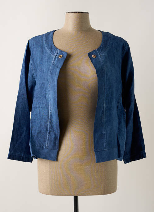 Veste casual bleu BAGORAZ pour femme