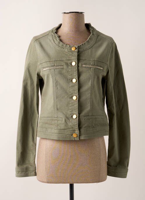 Veste casual vert SIGNE NATURE pour femme