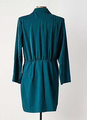 Robe courte manches longues manches longues vert AMY&CLO femme