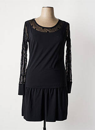 Robe mi-longue noir MJ & CO pour femme