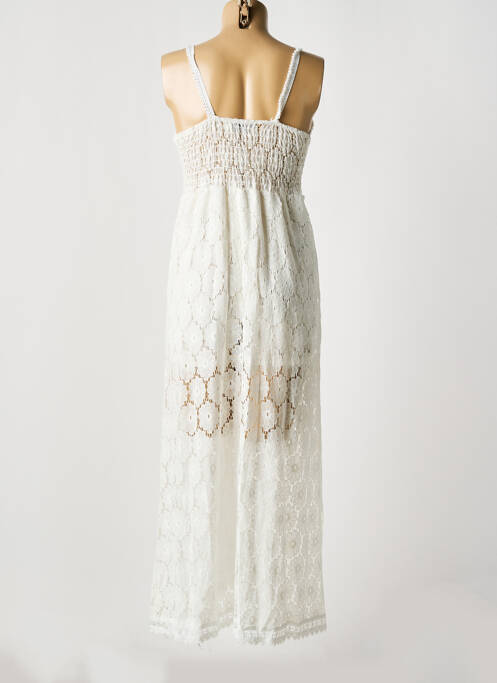 Robe longue blanc LORIANE pour femme