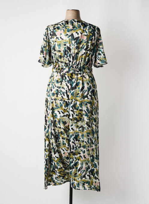 Robe longue vert BY ONE pour femme