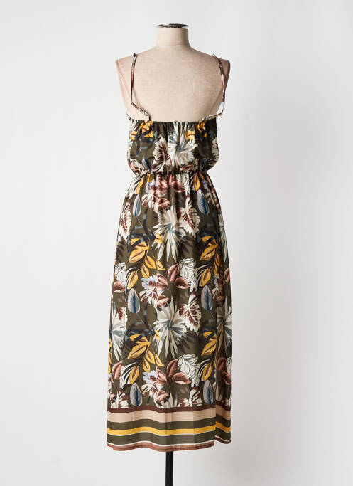 Robe longue vert VICTORIA femme