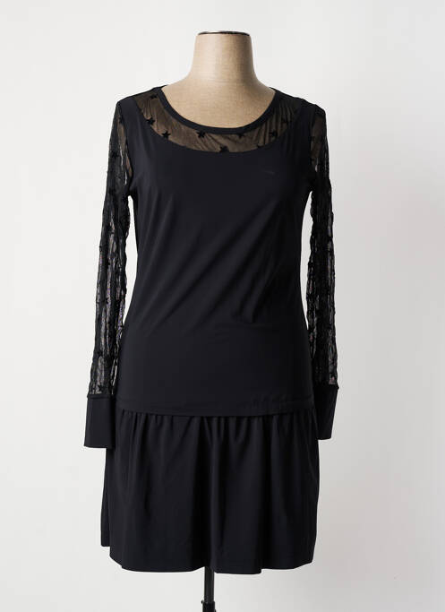 Robe mi-longue noir MJ & CO pour femme