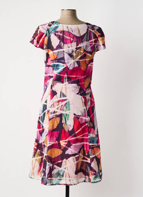 Robe mi-longue rouge ALLIANCE pour femme