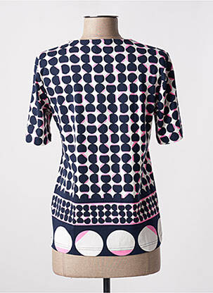 Top stretch manches courtes bleu BRANDTEX femme