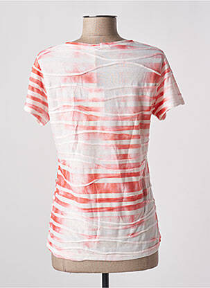 Top manches courtes manches courtes orange SIGNE NATURE femme