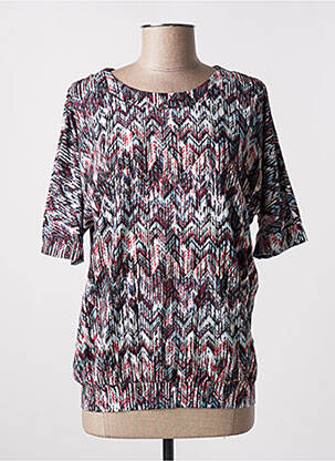 Top tissage jersey manches courtes rouge BRANDTEX femme