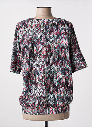 Top tissage jersey manches courtes rouge BRANDTEX femme