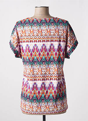 Top stretch manches courtes violet BRANDTEX femme