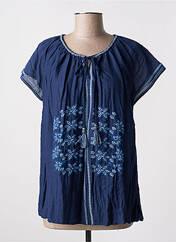 Blouse bleu ORIENTIQUE NATURALLY pour femme seconde vue