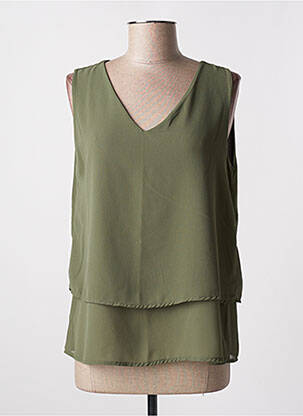 Top vert VICTORIA pour femme