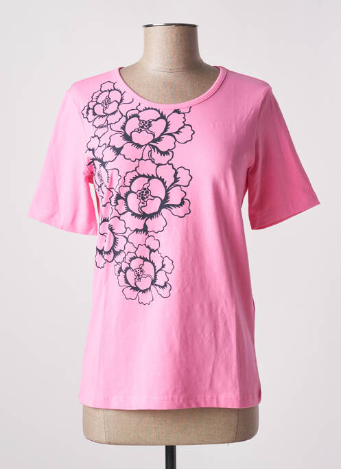 T-shirt rose BRANDTEX pour femme