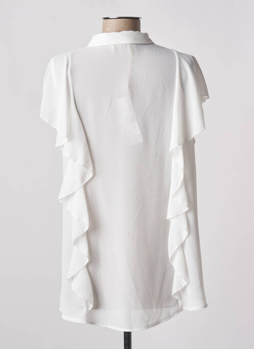 Tunique manches courtes blanc MIVITE pour femme