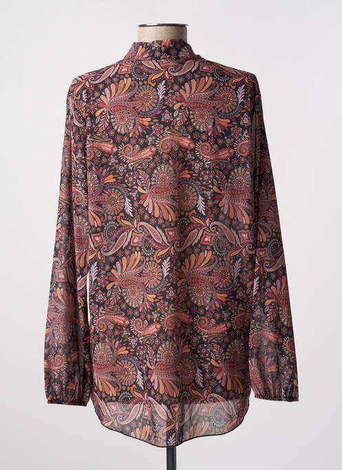 Tunique manches longues orange VICTORIA femme