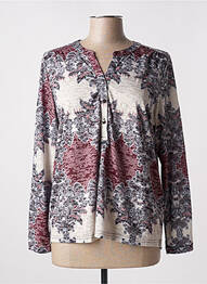 Top tissage jersey manches longues gris BRANDTEX femme