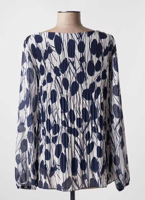 Blouse bleu VICTORIA pour femme