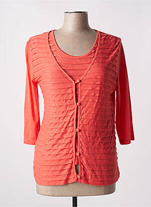 Twin-set fermeture boutonnée sur le devant orange ALLIANCE femme
