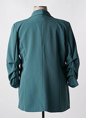 Blazer col châle vert MELITEA femme