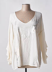 Blouse beige SIGNE NATURE pour femme seconde vue