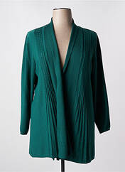 Gilet manches longues vert SIGNATURE pour femme seconde vue