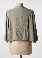 Veste casual vert SIGNE NATURE pour femme seconde vue