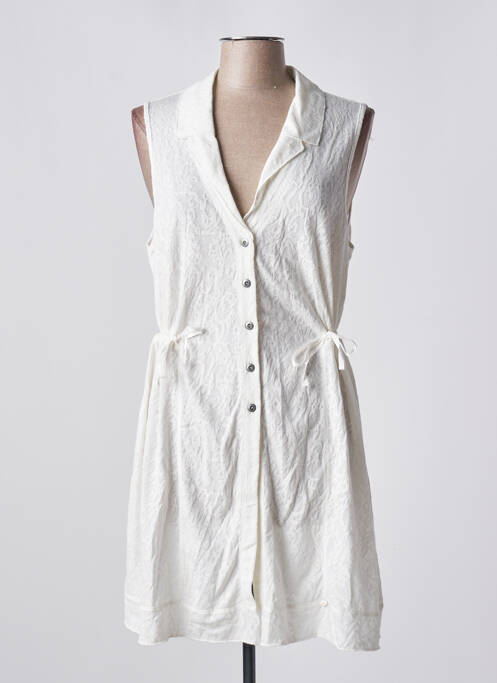 Gilet sans manche blanc SIMCLAN pour femme