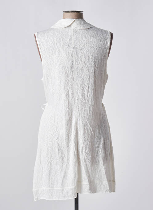 Gilet sans manche blanc SIMCLAN pour femme