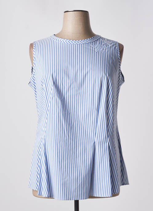 Top bleu LIKE ME. pour femme