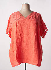 Blouse orange PIMENT ROUGE pour femme seconde vue