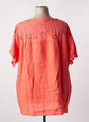 Blouse orange PIMENT ROUGE pour femme seconde vue