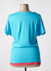 T-shirt bleu OLTRE TEMPO pour femme seconde vue