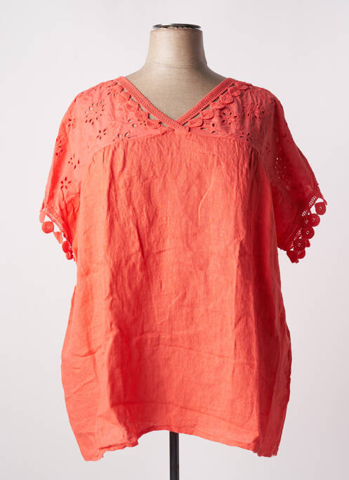 Blouse orange PIMENT ROUGE pour femme