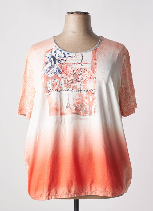 T-shirt orange BRANDTEX pour femme