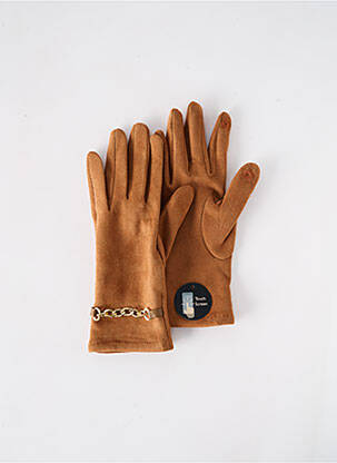 Gants marron MM SWEET pour femme