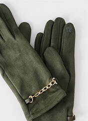 Gants vert MM SWEET pour femme seconde vue