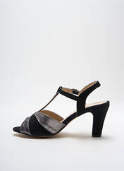 Sandales/Nu pieds noir REQINS pour femme seconde vue