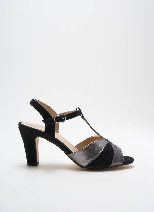 Sandales/Nu pieds noir REQINS pour femme