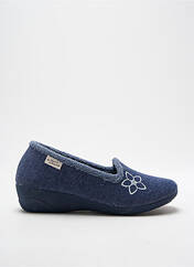 Chaussons/Pantoufles bleu LA MAISON DE L'ESPADRILLE pour femme seconde vue