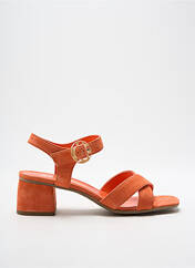 Sandales/Nu pieds orange REQINS pour femme seconde vue