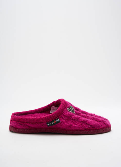 Chaussons/Pantoufles violet HAFLINGER pour femme