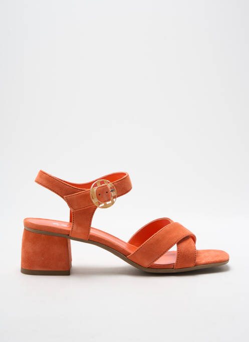 Sandales/Nu pieds orange REQINS pour femme