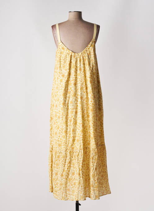 Robe longue jaune INDI & COLD pour femme