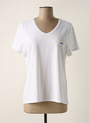 T-shirt blanc PIECES pour femme seconde vue